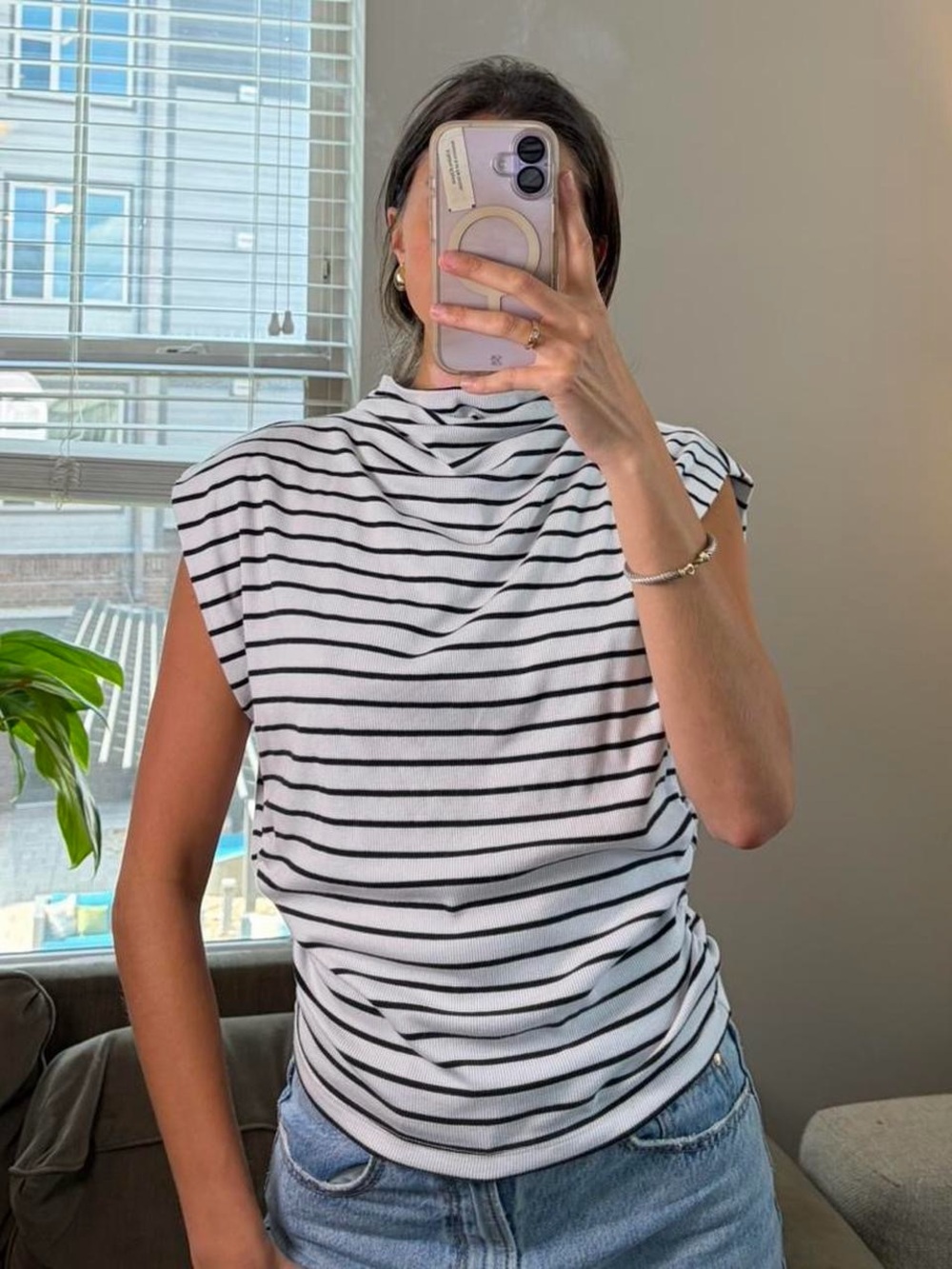 Michael Stars striped top
